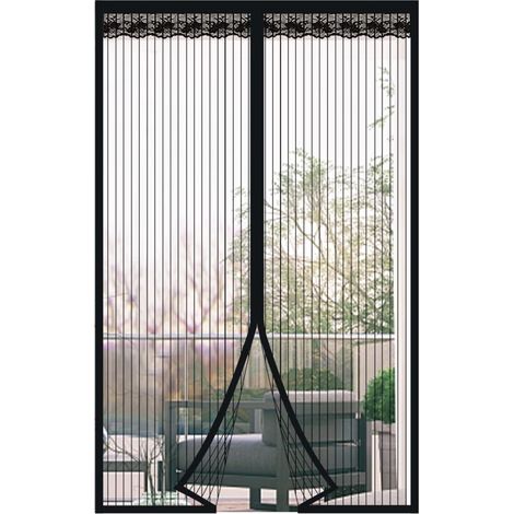 Magnetischer Fliegengitter-türvorhang, Kein Bohren Erforderlich, Magnetverschluss – 90 × 220 Cm