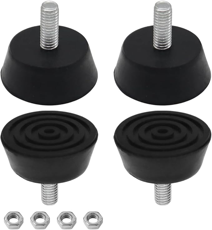 4 Stück Möbelbeine, Silent Block M6 X 16 Mm Schraub-tischbeine, 32 Mm Basis, Gummifüße, Geeignet Für Möbel, Tische, Stühle Und Sofas