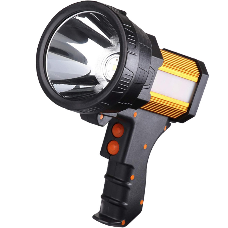 Hochleistungs-led-taschenlampe Mit Usb-aufladung, Großer Reichweite, Ipx4-schutzart, Superhell, Tragbar, Für Camping, Haushalt, Notfälle, Wandern Und Jagen