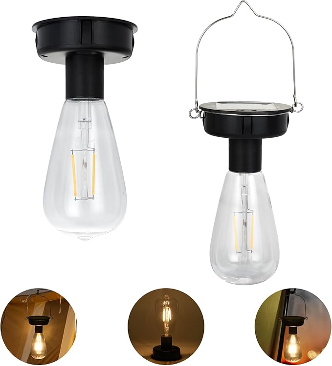 Eluteng 4er-set Solar-gartenleuchten – Ersatzteile – 7 Cm – Mit Klarer Led-lampe – Ersatzabdeckung – Solarpanel Für Solarlaterne – Diy-dekoration