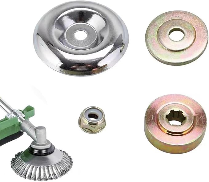 Befestigungssatz Für Getriebemessermuttern, Universelles Zubehör Für Freischneiderköpfe, 4-teiliges Freischneiderkopfmuttern-set, Getriebemesser Aus Metall, Für Rasenmäher Und Freischneider