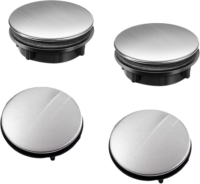 Set Mit 4 Edelstahl-küchenarmatur-abdecklöchern, Spülbecken-abdecklöcher Für Küchenspülen