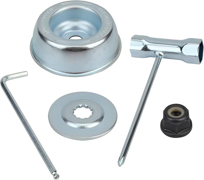 Viabrico Universal-kopfmutternsatz Für Freischneider, Passend Für Fs55, Fs55r, Fs56, Fs56rc, Fs70r, Fs80, Fs85, Fs90, Fs90r, Fs94 Und Fs100rx Freischneider