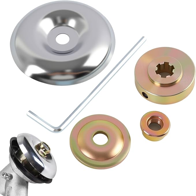 10-teiliges Reparaturset Für Freischneider, Metallmuttern Und Adapter Für Klingen, Montageplatten Und Adapter Für Trimmerklingen