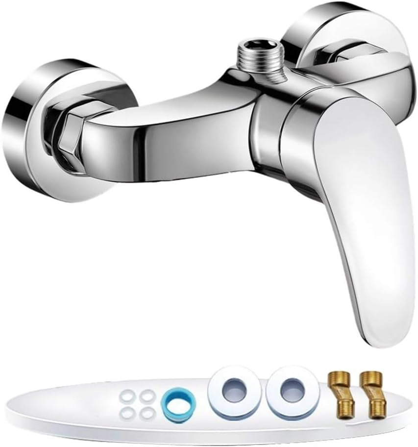 Mischbatterie Für Warmwasserbereiter, G1/2-badarmatur, G1/2-mischarmatur, Temperaturregler Für Badezimmer, Einstellbarer Wasserdurchfluss