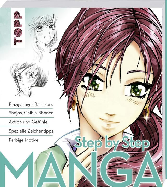 TOPP Kreativ Malbuch Manga Step by Step
