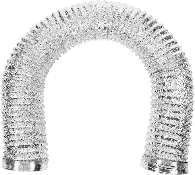 Hitzebeständiger Abluftschlauch Aus Aluminium Für Tragbare Klimaanlagen, Doppelwandiger Flexibler Schlauch Für Feste Und Erweiterbare Belüftungssysteme