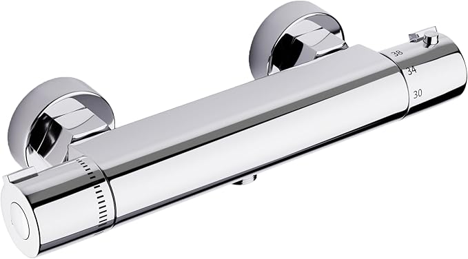 Morado Thermostat-mischbatterie, Thermostat-duschmischer, Badewannenarmatur Mit Konstanttemperaturregelung, Messing-chrom-finish