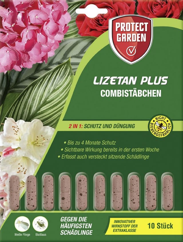 PROTECT Spezialdünger Protect Garden Lizetan Plus Combistäbchen 2 in 1