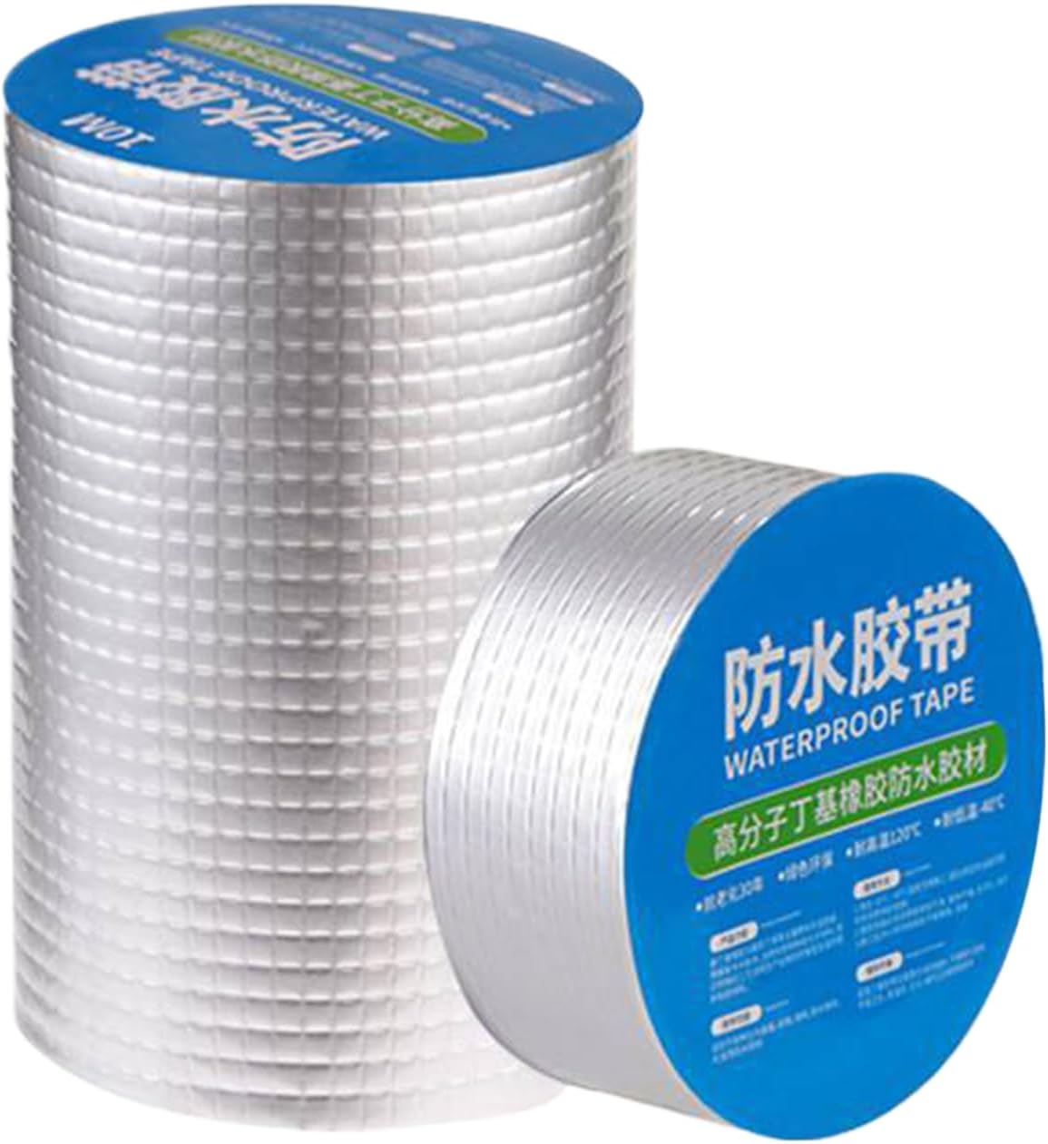 Hochleistungs-klebeband – Reparaturklebeband Für Risse Und Lecks Naturkautschuk Mit Aluminiumfolie, Wetterfest, Für Entwässerung, Wohnzimmer