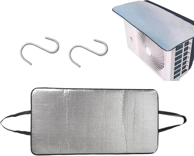 Wasserdichte Magnetische Schutzhülle Aus Aluminiumfolie Für Außengeräte, Hitze- Und Staubbeständig Für Fenster, Wände, Klimaanlagen, Häuser, Wohnungen, Garagen