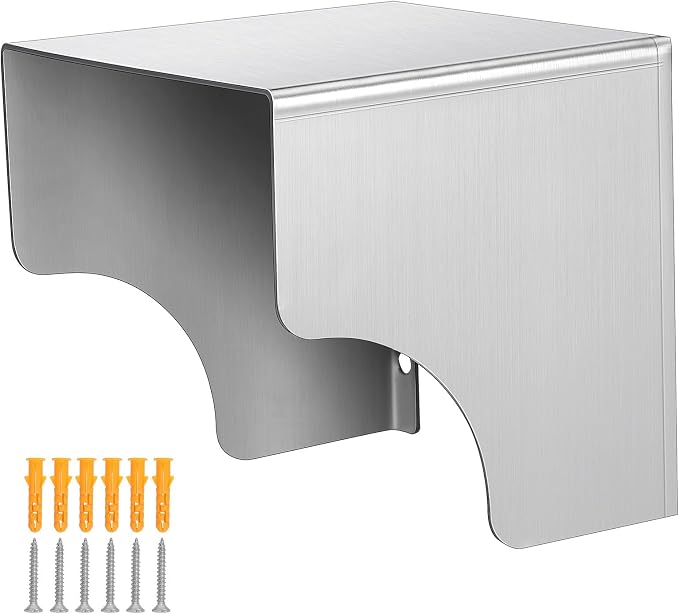 Labrimp Wasserdichtes Edelstahl-schutzgehäuse Für Außenklingel Und Steckdose 86, Spritzwassergeschütztes Design, Geeignet Für Den Außenbereich