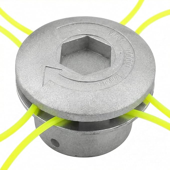 Universal-trimmerkopf, 4-faden-universal-kantentrimmerkopf, Kantentrimmer, Doppelfadenspule Mit Nylonfaden Für Rasenmäher, Für Garten, Rasen Und Terrasse