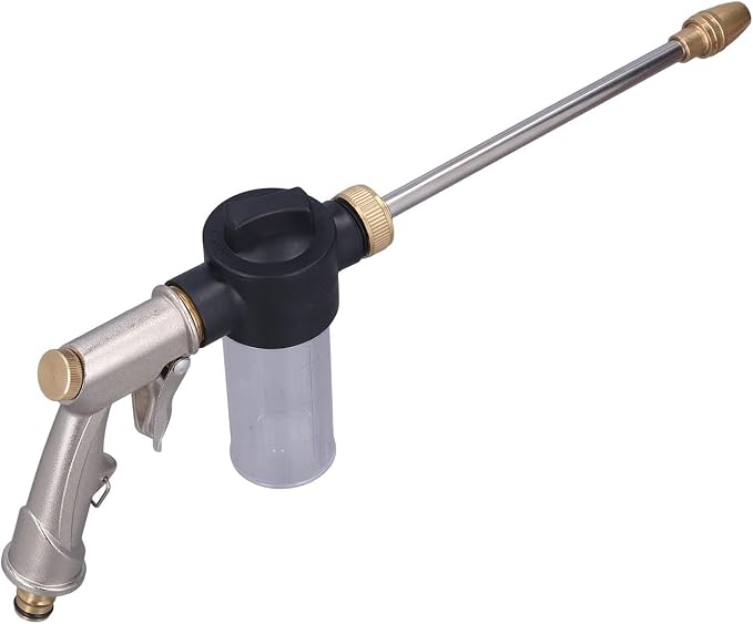 Hochdruck-wasserpistole, Hochdruckreinigerpistole, Wasserstrahlpistole Mit Messingdüse Für Autowäsche, Rasen- Und Gartenbewässerung