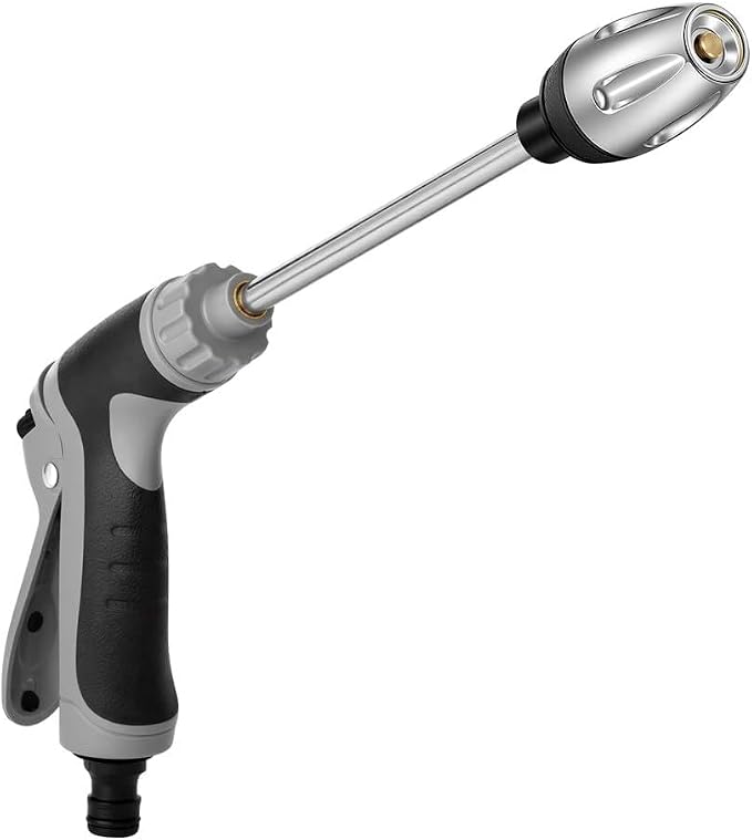 Turbo-schlauchreiniger, Tragbare Hochdruck-wasserpistole, Einstellbarer Wasserdurchfluss, Hochdruckreinigerpistole, Für Gartenbewässerung, Tierduschen, Autowäsche