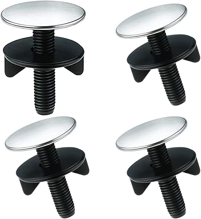 4-teiliges Set Aus Edelstahl-armaturenlochstopfen, Spülbecken-armaturenlochstopfen, Armaturenlochabdeckungen, Küchenspülenlochabdeckungen, Für Küchen- Und Badezimmerspülen