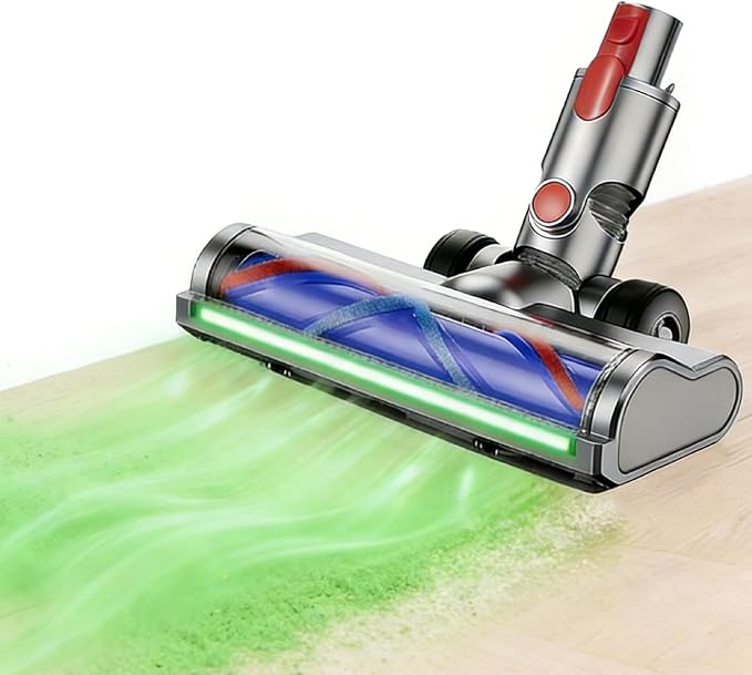 Ersatzbürste Kompatibel Mit Dyson V11, V15, V10, V8 Und V7, Reinigungskopf Mit Stauberkennung, Staubsaugerzubehör Für Parkett, Hartböden Und Teppiche, Effiziente Reinigung