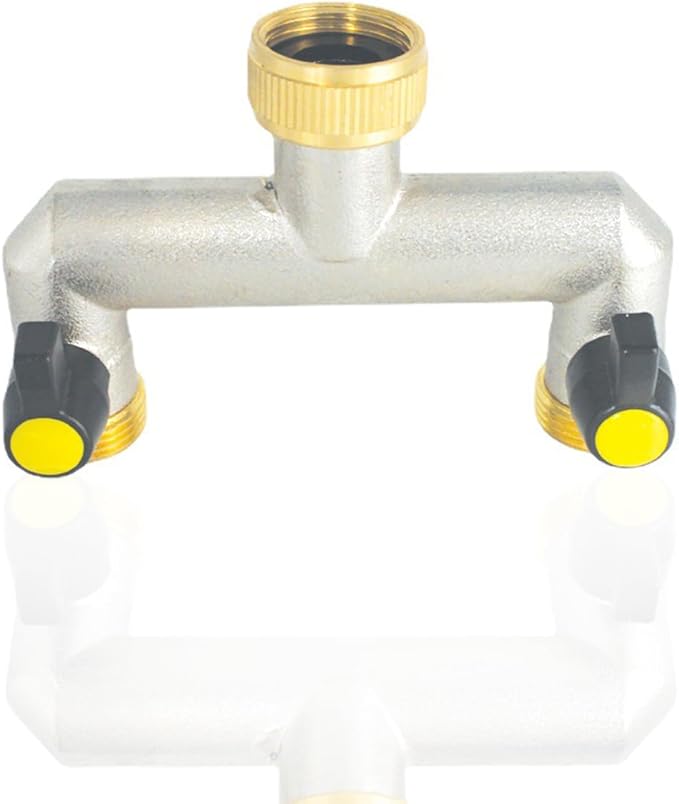 2-wege-wasserverteiler, 3/4-zoll-wasserspender, Wasserhahnverteiler, Kugelventil Zur Regulierung Und Absperrung Des Wasserdurchflusses