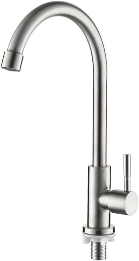 Küchenarmatur Aus Edelstahl – 90° Schwenkbarer Keramikkörper – Verlängerte Füße – Leichtes Und Luxuriöses Design – Für Küche/balkon