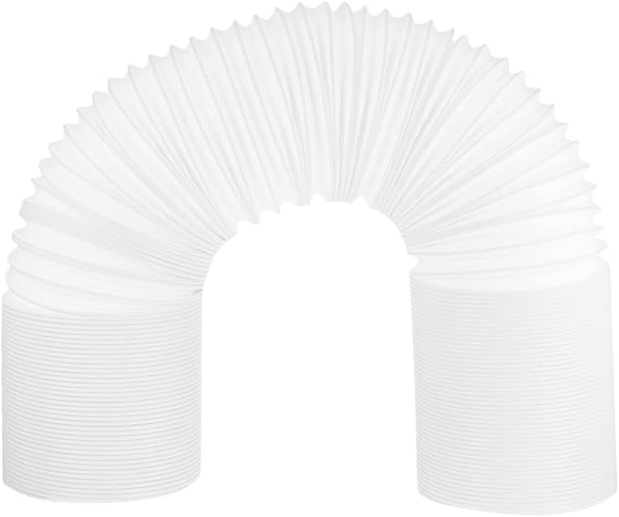 Amosfun Leichter, Flexibler Abluftschlauch Für Tragbare Klimaanlagen Aus Weißem Pp, 15 Cm Durchmesser, 2 M Länge, Für Büro Oder