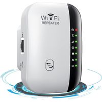 300-mbit/s-wlan-repeater (2,4 Ghz), Wlan-verstärker Mit Repeater-/ap-/wps-modus, Rj45-ethernet-anschluss + Netzwerkkabel Im Lieferumfang Enthalten