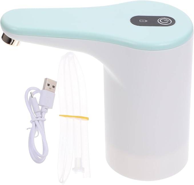 Wiederaufladbare Elektrische Wasserpumpe Mit Usb-anschluss, Tragbarer Wasserspender Für 5-gallonen-flaschen, Automatische Funktion, Led-beleuchtung, Kompatibel Mit Flaschen Von 5 Bis 18 Litern, Für De
