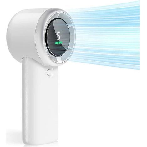 Tragbarer Ventilator Mit 5 Geschwindigkeitsstufen, Hoher Luftleistung, Usb-aufladung, Kompaktes Design