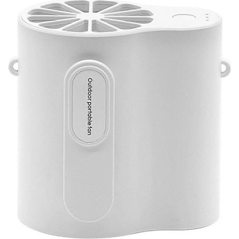 Tragbarer Clip-ventilator, Hüftventilator, Weißer Outdoor-unterwäscheventilator