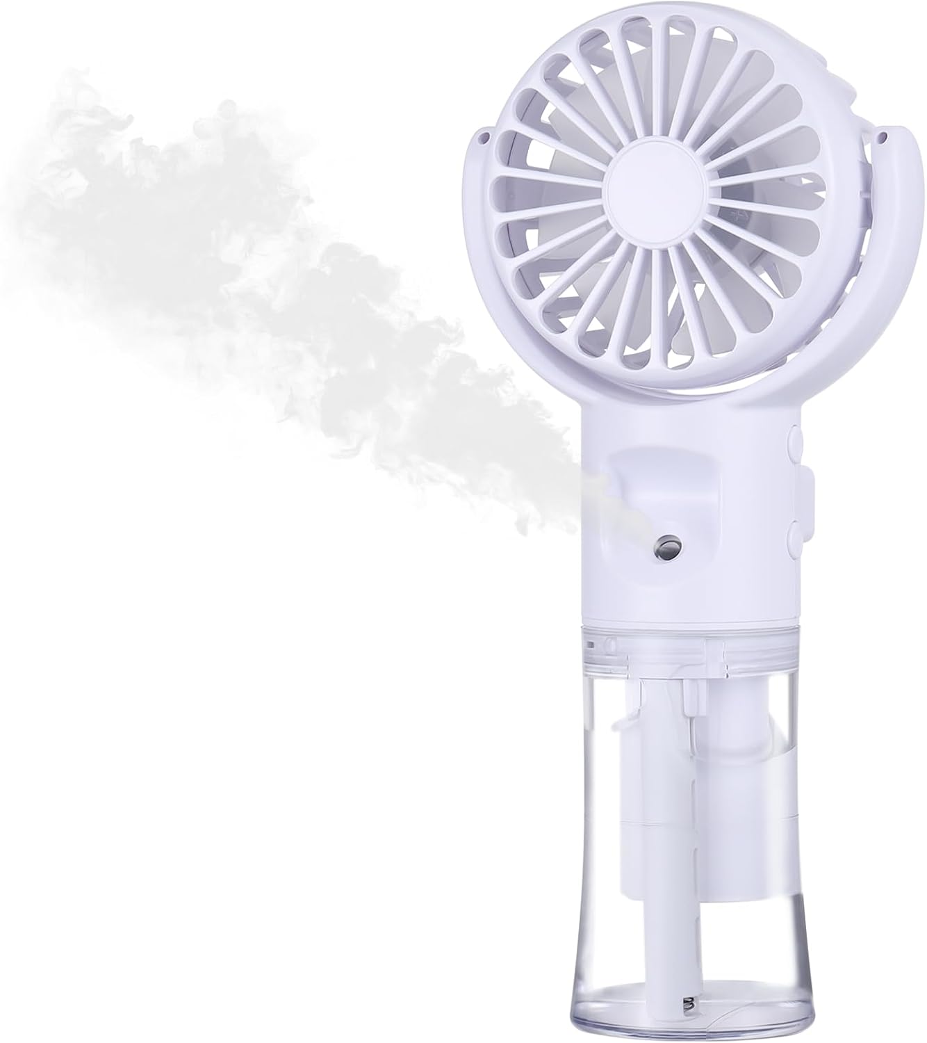Tragbarer, Per Usb Aufladbarer Ventilator – 4 Geschwindigkeitsstufen – Leicht Und Kompakt Für Unterwegs – Multifunktionaler Ventilator – Ideal Für Outdoor-aktivitäten, Urlaub Und Büros