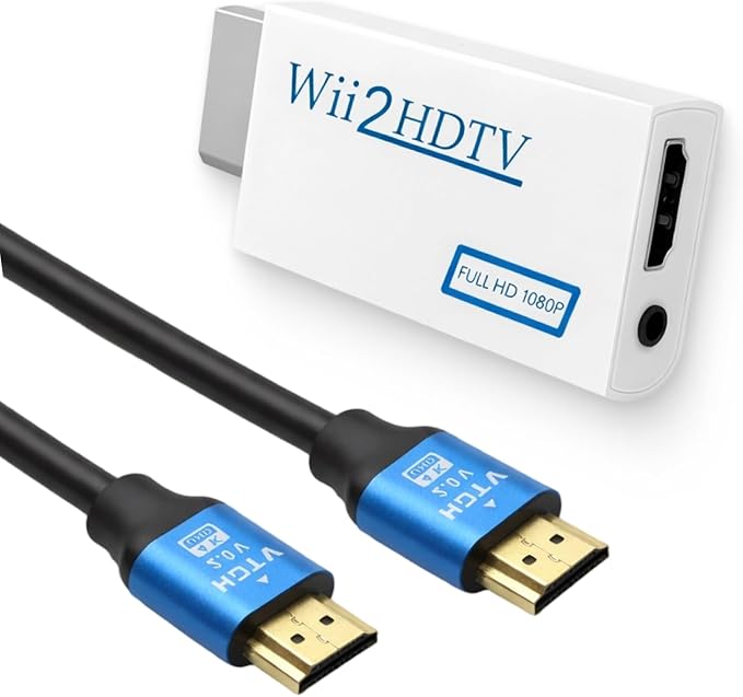 Hdmi-adapter Für Fernseher, Videospielkonsole Zu Digitalem Audio- Und Video-schnittstellenkonverter-adapter Mit 1080p-kabel Und 3,5-mm-audioanschluss, Kompatibel Mit Allen Anzeigemodi
