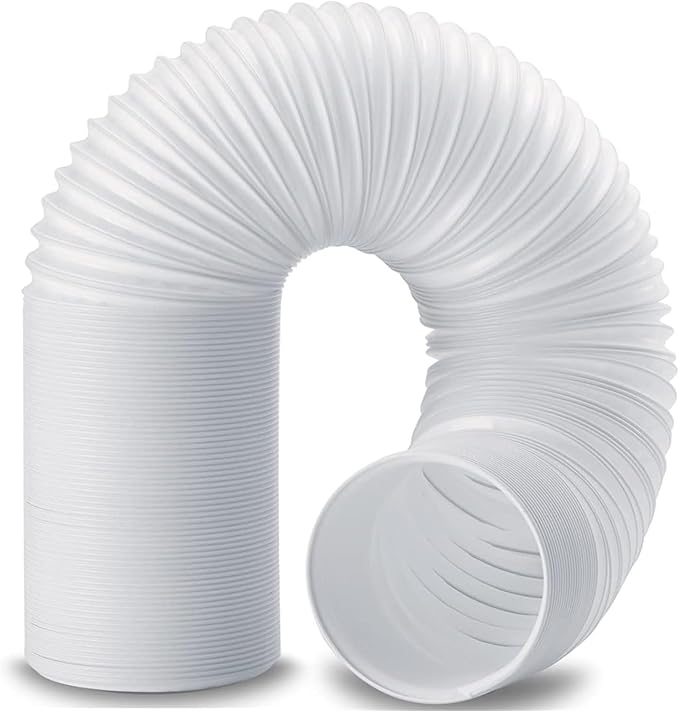 3 M Abluftschlauch Ø 150 Mm Flexibler Abluftschlauch Für Mobile Klimaanlagen, Luftentfeuchter, Abluftventilatoren (weiß, Ø 150 Mm/länge 3 M)