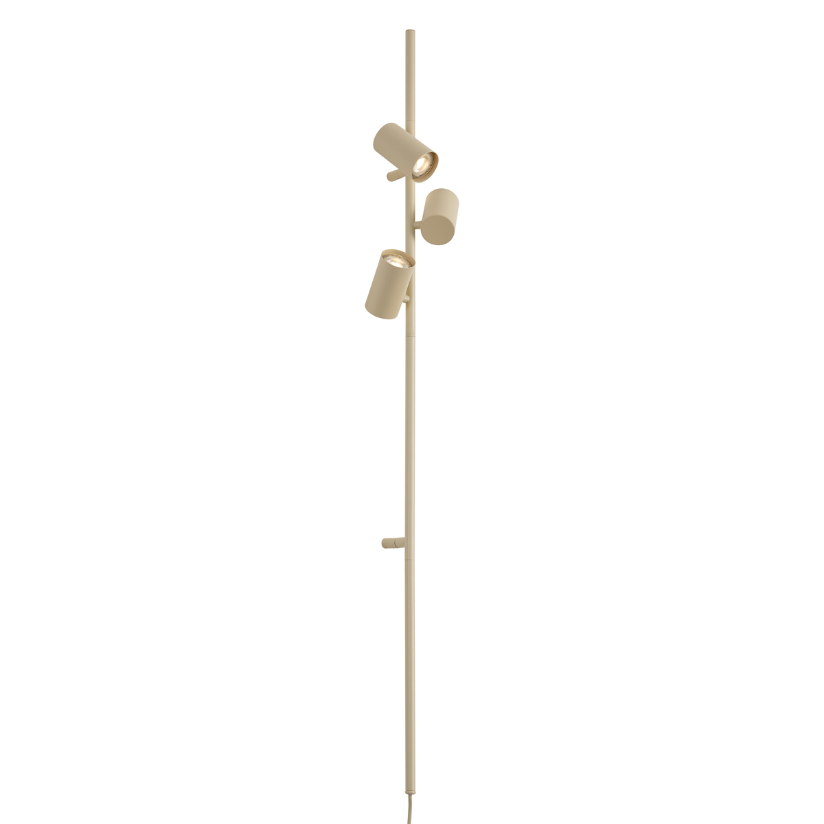 Qazqa Moderne Wandleuchte Beige 3-flammig - Jeana Luxe