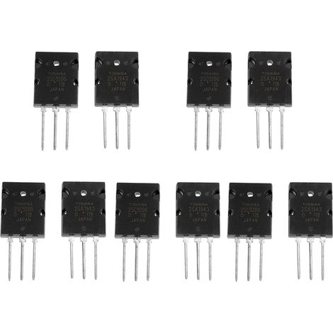 Leistungsverstärkertransistor, 5 Paare Hochpräziser Siliziumbauteile Mit Langer Lebensdauer
