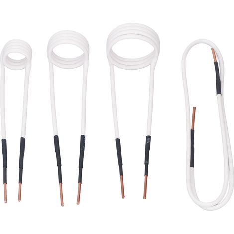 Induktionsheizspulen-set, 2,5 Mm Messingkern, 20 30 40 750 Mm, Hochfrequenz Zum Lösen Verrosteter Schrauben Und Muttern, 4 Stück