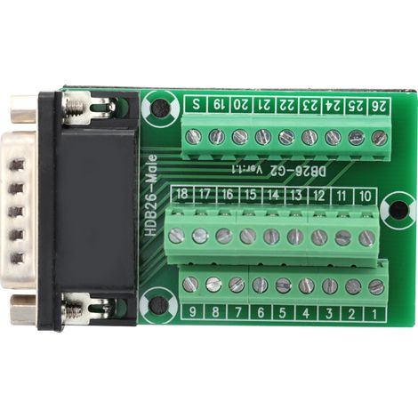 Db26-schnittstellenmodul, Hochwertiges, Stabiles Und Langlebiges Breakout-board, Kompakt Für Industriekabel