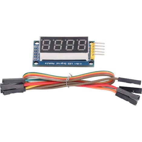 74hc595 4-stelliges Digitalröhrenmodul, Treiber, Einstellbare Led-anzeige Mit Jumper 3,3 V–5 V