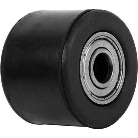 8-mm-kettenspannrolle Mit Führungsscheibe Für Motorisierte Motorräder Und Dirtbikes, Schwarz