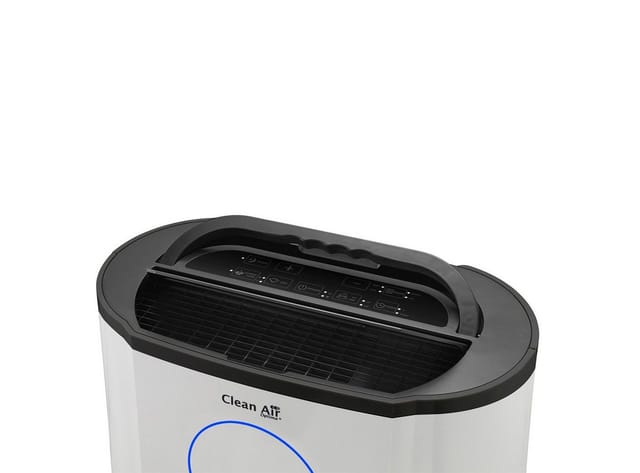 Clean Air Optima Luftentfeuchter 2in1: Luftentfeuchter und Luftreiniger CA-704, für 100 m³ Räume, Entfeuchtung 12 l/Tag, Tank 4 l, Fünf Filtertechnologien für effektive Luftreinigung