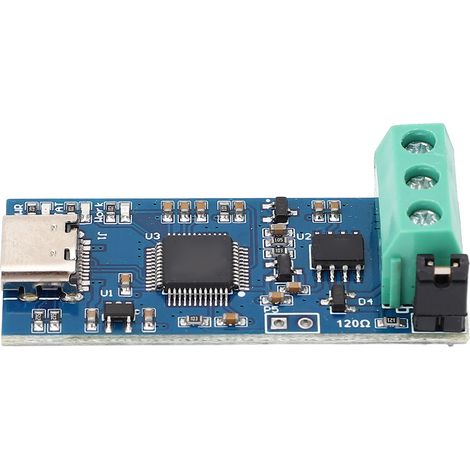 Usb-zu-can-modul-konverteradapter, Typ-c-netzteil Für Can2.0a, Can2.0b, Can-fd V2.0 Bus-analysator