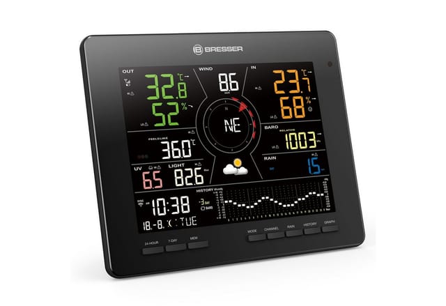 BRESSER BRESSER WLAN 4CAST MD Funk-Wetterstation 7-in-1 Funkwetterstation