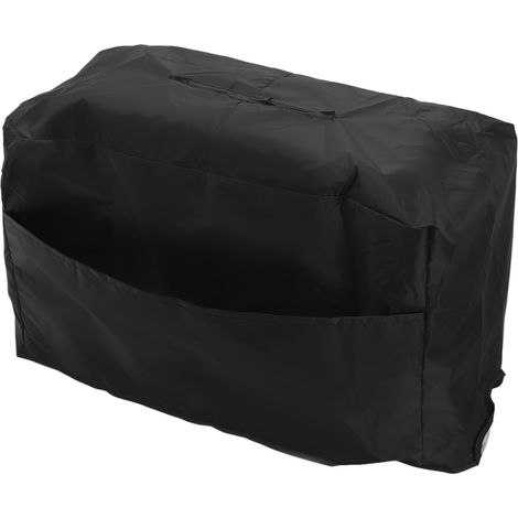 Wasserdichte Schweißgeräteabdeckung 190t Aus Uv-beständigem, Silberbeschichtetem Polyestertaft Für Schweißer Und Balkone, 47 X 28 X 37 Cm, Schwarz
