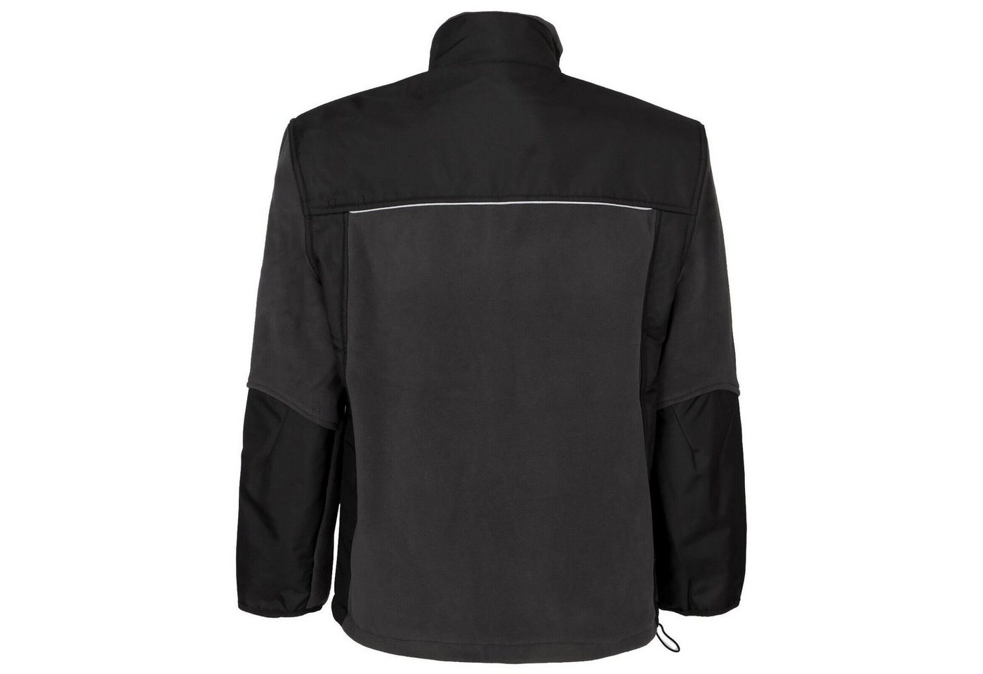 Artmas Arbeitsjacke Warme Fleecejacke Arbeitsjacke Berufsjacke Schwarz-Grau (POL-CLAS)
