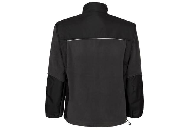 Artmas Arbeitsjacke Warme Fleecejacke Arbeitsjacke Berufsjacke Schwarz-Grau (POL-CLAS)