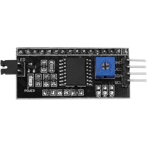 Lcd1602-adapter, Potentiometer Zur Kontrasteinstellung Am Iic/i2c-anschluss, 4-adrige Ausgangsadapterplatine, Geeignet Für Den Allgemeinen Professionellen Einsatz