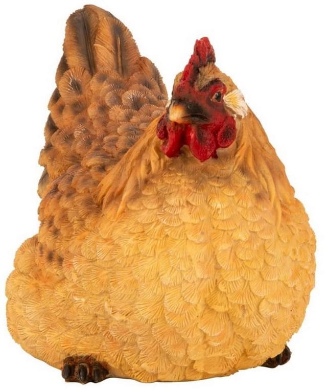 Geschenkestadl Tierfigur Huhn brütet 24,5cm Tierfigur Landhausstil Garten Dekoration Ostern (1 St)