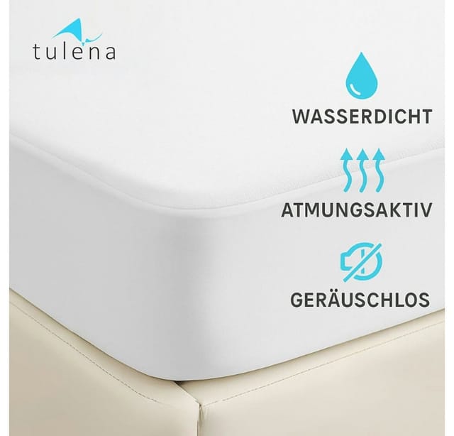 Matratzenschoner Wasserdichter Spannbettlaken Waschbar Matratzenauflage TULENA, Größe 60x120, Jersey – Spannbettlaken, Oeko-TEX Zertifiziert