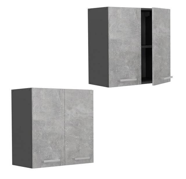 Vicco Hängeschrank R-Line, Beton/Anthrazit, 60 cm (1-St)
