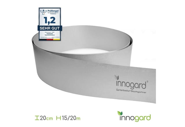 innogard Rasenkante Beeteinfassung 1 mm stark Rasenkantenband Beetbegrenzung Beetumrandung