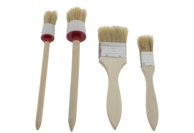 Pinsel Pinsel Set 4 teilig für Farben und Lacke