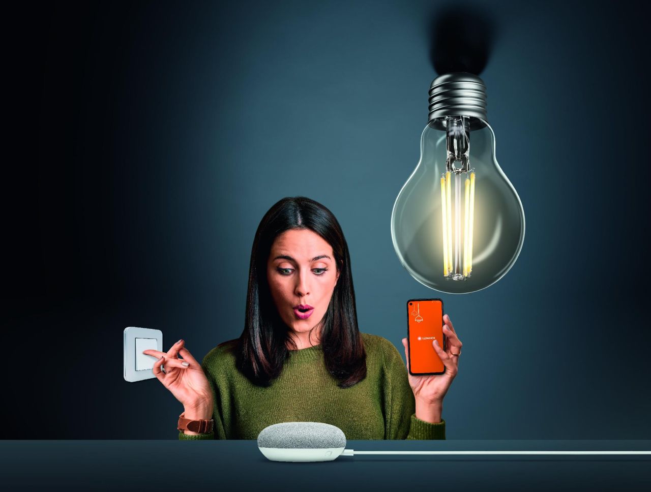 Ledvance LED-Leuchtmittel Ledvance Smart+ LED Leuchtmittel E27 Filament 6 W, Dimmbar Bild 2
